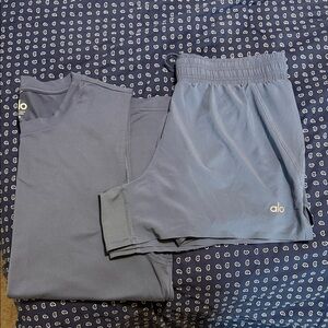 ALO Yoga Navy Activewear Set